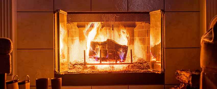 Mendota Hearth Landscape Fireplace Installation in Sylvania, Ohio